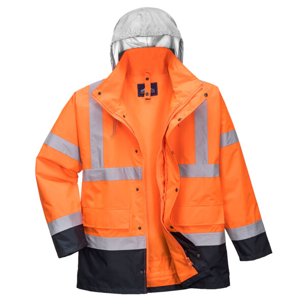 S471 - Hi-Vis 4-in-1 Contrast Traffic Jacket Thumbnail
