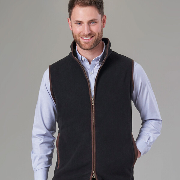 Brook Taverner Unisex Cincinatti Fleece Gilet Thumbnail