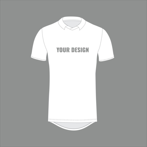 Matchplay - Short Sleeve - Drop Shoulder - V Neck & Collar - Junior Thumbnail