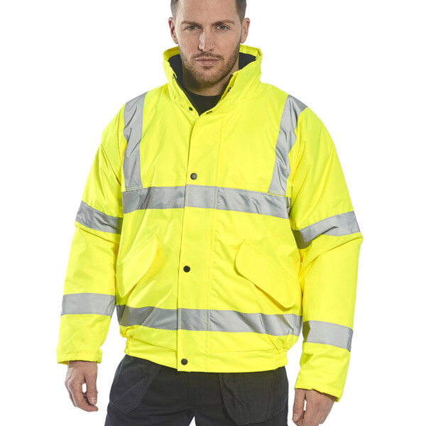 S463 - Hi-vis bomber jacket  Thumbnail