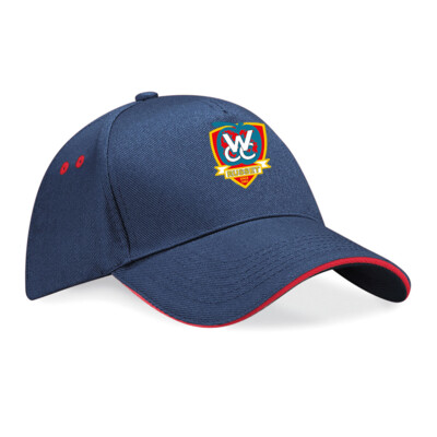Weaverham Cricket Club Cap - Unisex (Navy & Red) Thumbnail